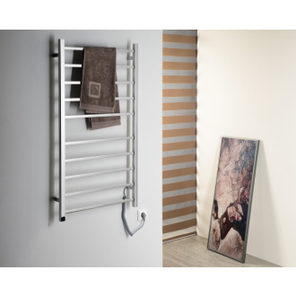 ESKINADO elektrický sušiak uterákov, hranatý, 620x1160 mm, 120 W, nerez lesk ER430V