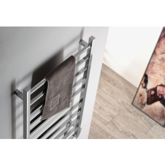 ESKINADO elektrický sušiak uterákov, hranatý, 620x1160 mm, 120 W, nerez lesk ER430V