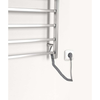 ESKINADO elektrický sušiak uterákov, hranatý, 620x1160 mm, 120 W, nerez lesk ER430V