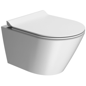 KUBE X závesná WC misa, Swirlflush, 36x50cm, biela dual-mat 941609