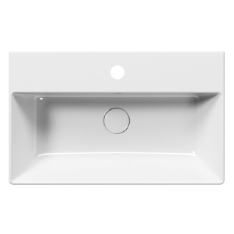 KUBE X keramické umývadlo 60x37cm, brúsená spodná hrana, biela ExtraGlaze 94549111