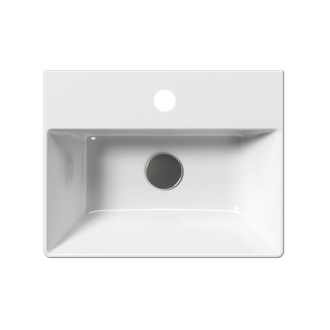 KUBE X keramické umývadlo 45x35 cm, rektifikovaná verzia, biela ExtraGlaze 94859111