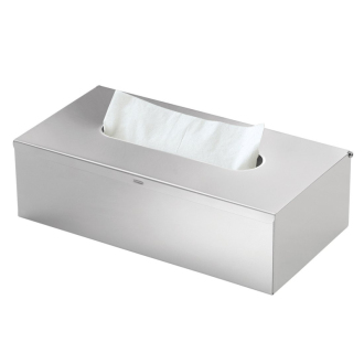 Zásobník na papierové vreckovky závesný, 250x75x130 mm, brúsený nerez 230838