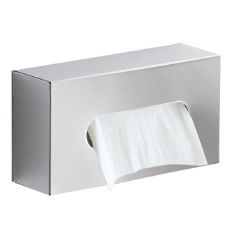 Zásobník na papierové vreckovky závesný, 250x75x130 mm, brúsený nerez 230838