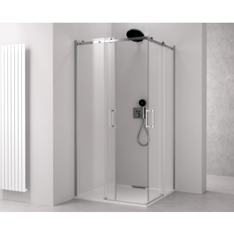 THRON LINE ROUND štvorcový sprchovací kút 900x900mm, rohový vstup TL2990-5005