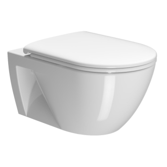 PURA závesná WC misa, Swirlflush, 55x36cm, biela ExtraGlaze 880711