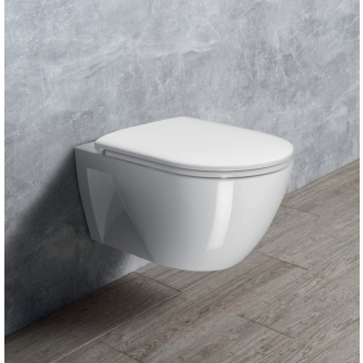 PURA závesná WC misa, Swirlflush, 55x36cm, biela ExtraGlaze 880711