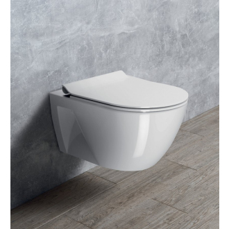 PURA závesná WC misa, Swirlflush, 55x36cm, biela ExtraGlaze 880711