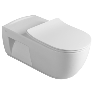 HANDICAP závesná WC misa predĺžená, Rimless, 37x70 cm, biela TU1206
