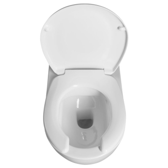 HANDICAP závesná WC misa predĺžená, Rimless, 37x70 cm, biela TU1206