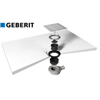 FLEXIA GEBERIT vaničkový sifón, priemer 90mm, DN40, krytka zlato mat 17752