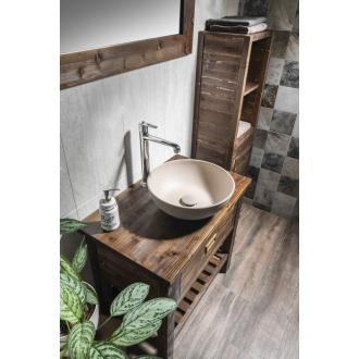 BRAND umývadlová skrinka 80x73x50cm, morený smrek BA083S