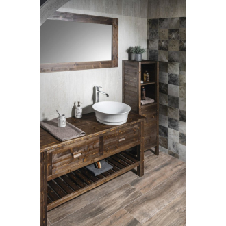 BRAND umývadlová skrinka 130x73x50cm, morený smrek BA131S