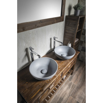 BRAND umývadlová skrinka 130x73x50cm, morený smrek BA131S