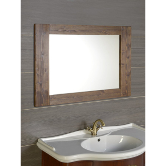 BRAND zrkadlo 100x80x3cm, morený smrek BA056S