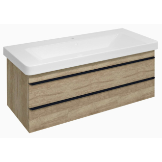 SITIA umývadlová skrinka 101,4x50x43,4cm, 2xzásuvka, dub alabma SI105-2222