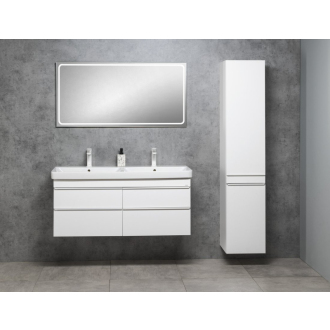 SITIA dvojumývadlová skrinka 116x50x44, 1cm, 4xzásuvka, biela mat SI120-3131