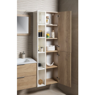 ESPACE skrinka 35x172x32cm, 2x dvierka, ľavá/pravá, dub alabama ESC230-2222
