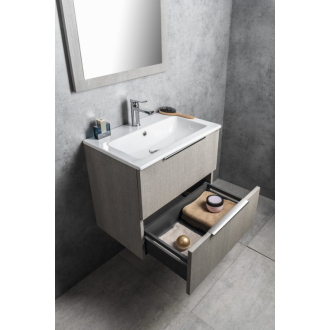 CIRASA umývadlová skrinka 48x54x39cm, dub strieborný CR492-1111