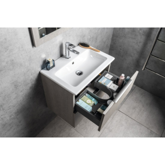CIRASA umývadlová skrinka 48x54x39cm, dub strieborný CR492-1111