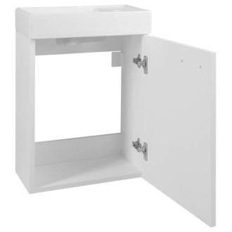 ZOJA skrinka s keramickým umývadlom 40x22 cm, biela 51049A-02