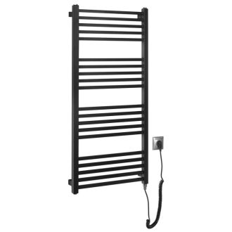METRO-E elektrické vykurovacie teleso rovné 500x1060 mm, 400 W, čierna mat
