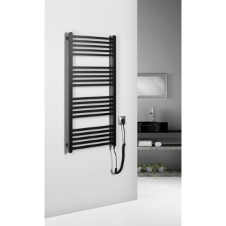 METRO-E elektrické vykurovacie teleso rovné 500x1060 mm, 400 W, čierna mat
