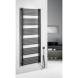 METRO-E elektrické vykurovacie teleso rovné 600x1620 mm, 800 W, čierna mat