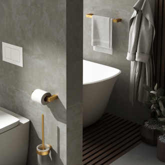 PIRENEI držiak uterákov 450x66mm, zlato PI214587