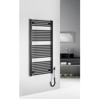 DIRECT-E elektrické vykurovacie teleso rovné 600x1320 mm, 600 W, čierna