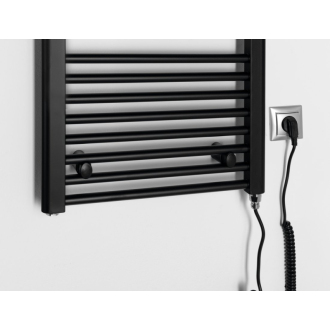 DIRECT-E elektrické vykurovacie teleso rovné 450x960 mm, 300 W, čierna