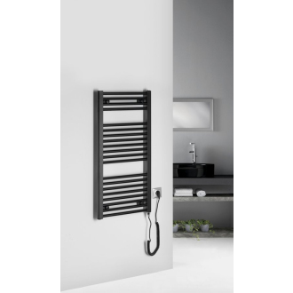 DIRECT-E elektrické vykurovacie teleso rovné 450x960 mm, 300 W, čierna