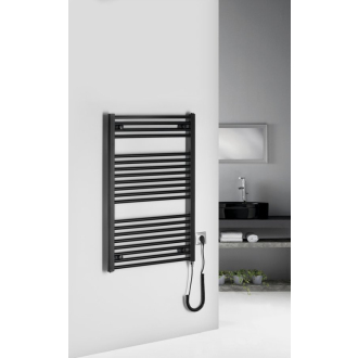 DIRECT-E elektrické vykurovacie teleso rovné 600x960 mm, 400 W, čierna