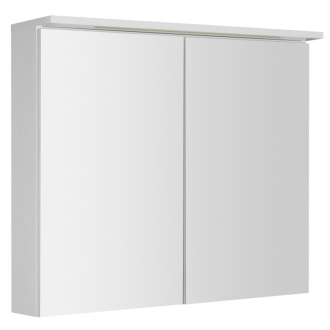 KAWA STRIP galerka s LED osvetlením 80x70x22cm, biela WGL80S