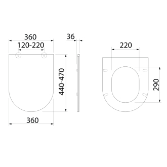 FULDA WC sedátko, Slim, Soft Close, duroplast, biela