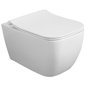 VEA závesná WC misa Rimless, 34,5x52cm, biela