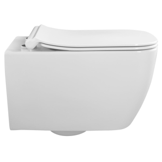 VEA závesná WC misa Rimless, 34,5x52cm, biela