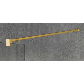 VARIO GOLD MATT jednodielna sprchová zástena do priestoru, dymové sklo, 1000 mm