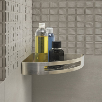 SMART rohová polica do sprchy, 210x45x210mm, nerez mat 247938
