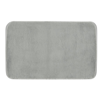 FUZZY kúpeľňová predložka, 50x80 cm, 100% polyester, protišmyk, šedá 96FY508008