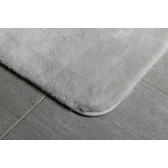 FUZZY kúpeľňová predložka, 50x80 cm, 100% polyester, protišmyk, šedá 96FY508008