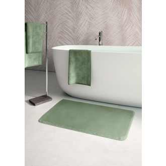 FUZZY kúpeľňová predložka, 50x80 cm, 100% polyester, protišmyk, zelená 96FY508007