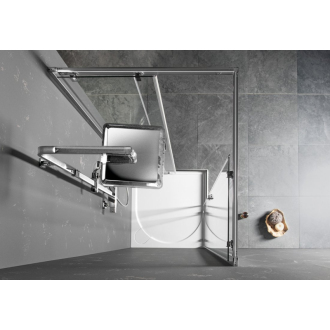 SIGMA SIMPLY obdĺžnikový sprchovací kút 1100x1000 mm, L/P, číre sklo GS2111-02