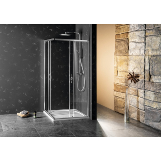 SIGMA SIMPLY obdĺžnikový sprchovací kút 1100x1000 mm, L/P, číre sklo GS2111-02