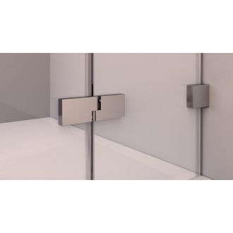 FORTIS EDGE sprchové dvere bez profilu 900mm, číre sklo, pravé FL1290R