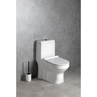 HUBERT WC kombi, zadný/spodný odpad, biela PB304