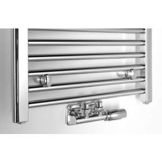 ALYA vykurovacie teleso rovné 500x803mm, stredové pripojenie, chróm LLS301