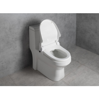 HUBERT WC kombi, zadný/spodný odpad s elektronickým bidetom USPA LUX UB-6635RU-2