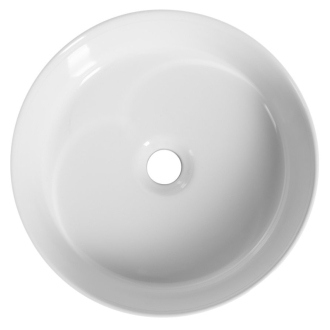 ROMBO keramické umývadlo na dosku, priemer 36cm, biela 10NF67036
