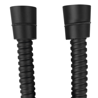 POWERFLEX opletená sprchová hadica, 120cm, čierna mat